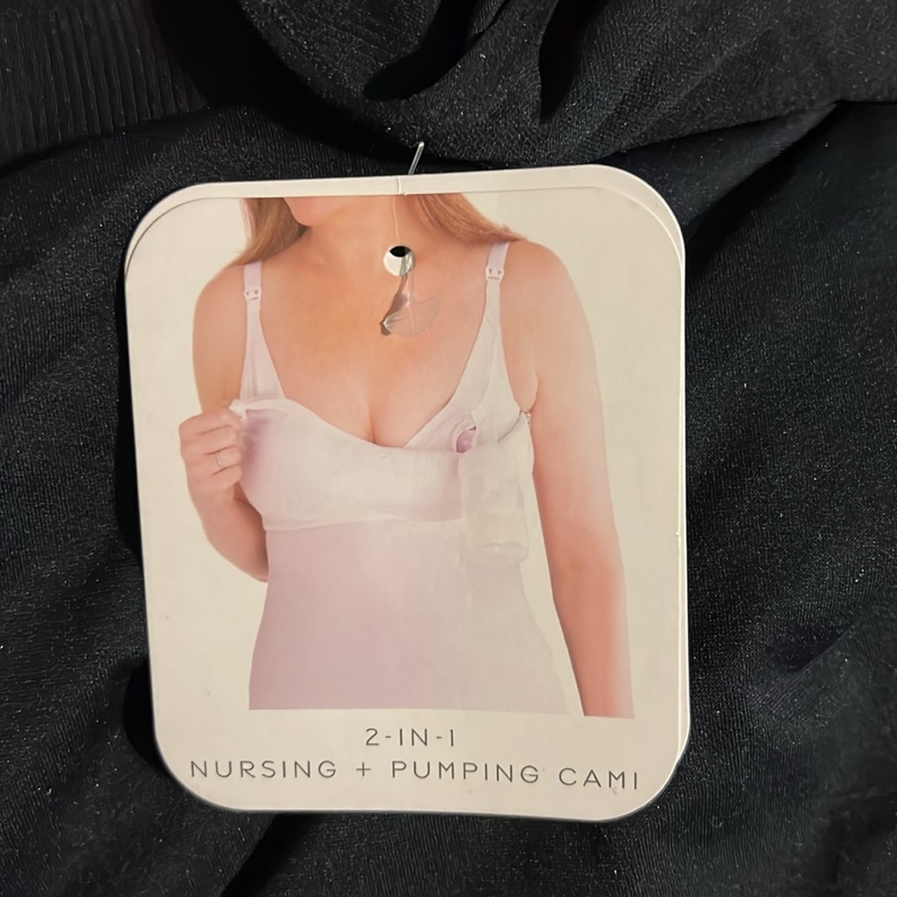 Basics Postpartum Nursing + Pumping Cami, Comfortable Maternity Tank Top - Picture 6 of 7